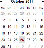 CalendarMonthNavigator