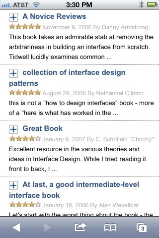 Amazon Mobile Reviews (Collapsed)