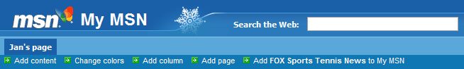 Msn_home_page_customization